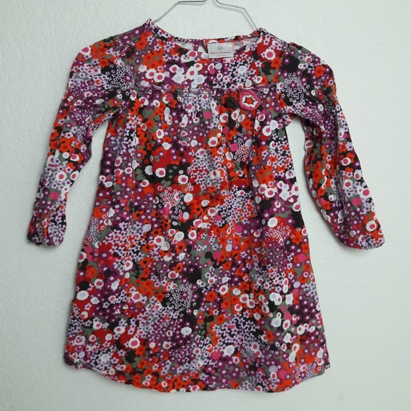 Hanna Andersson Other - 🔥Hanna Andersson Fall Dress SZ 110 Flowers Autumn